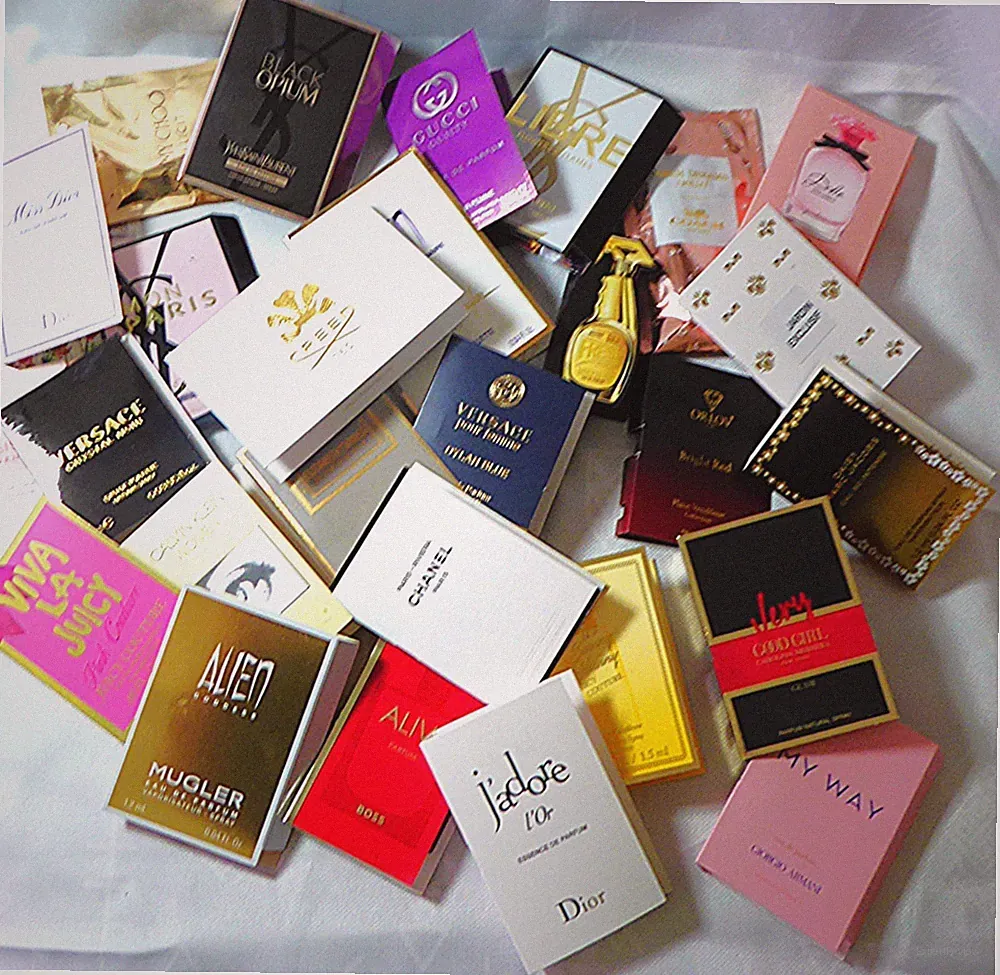 105 FAMOUS DESIGNER PERFUMES 7 DIFFERENT 15 EA. GUESS DAISY BOSS BURBERRY+MORE
