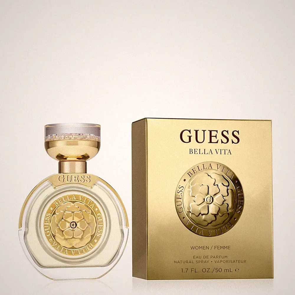 Eau de Parfum Perfume Spray Women 1.7 Fl Oz Gold GUESS Bella Vita