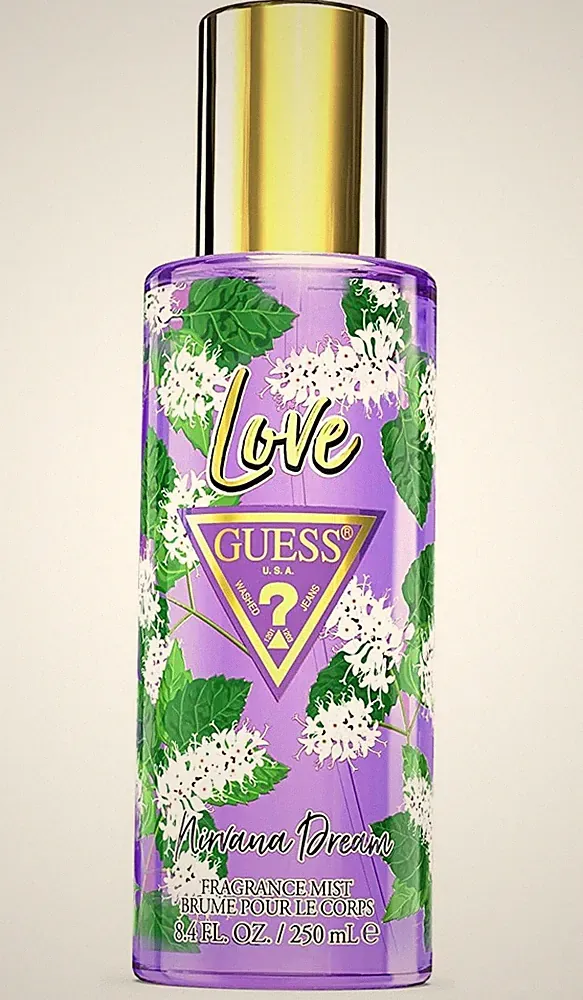 GUESS LOVE NIRVANA DREAM for Women Fragrance BODY MIST SPRAY 8.4 OZ (250 ML) New