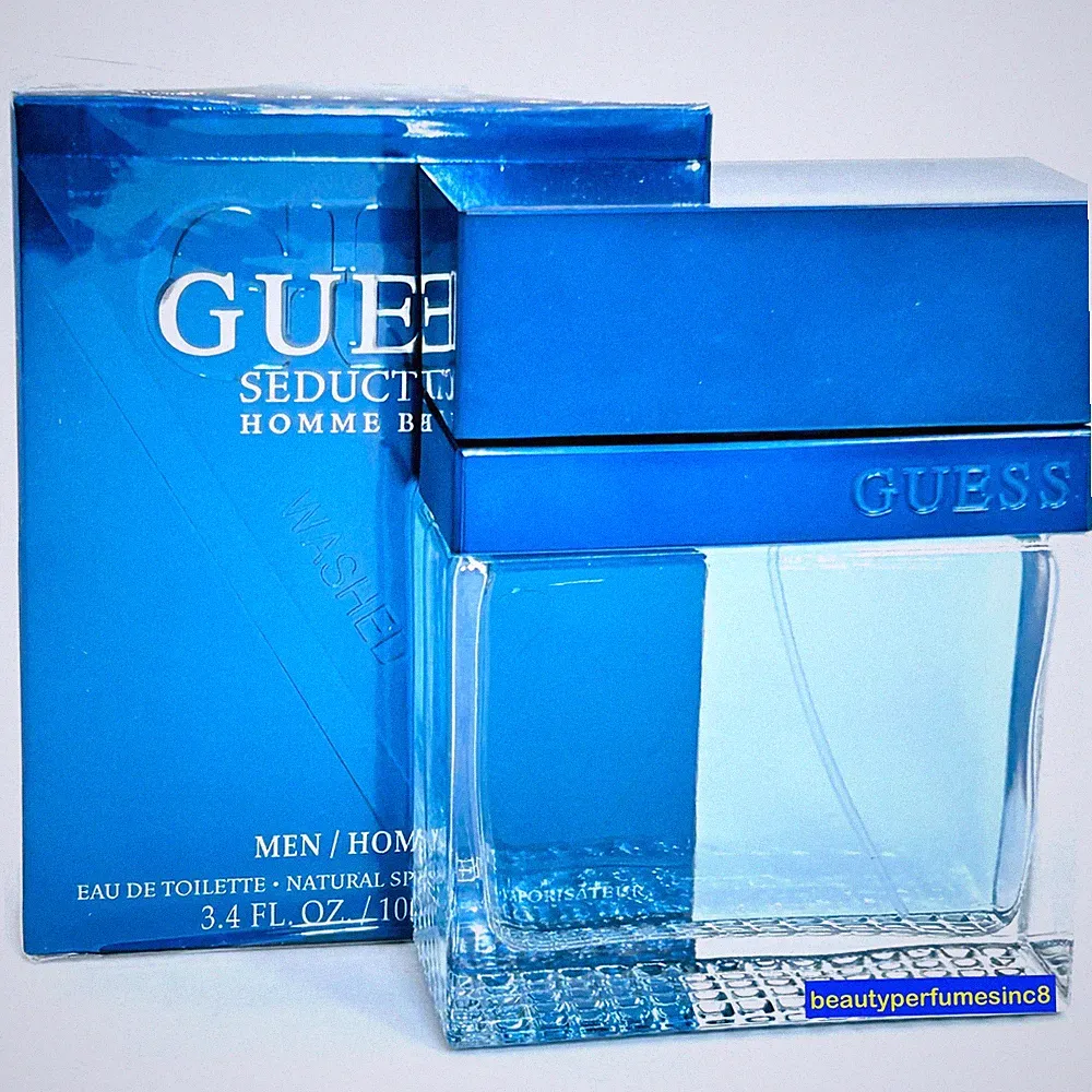 Guess Seductive Homme Blue Eau De Toilette 3.4 oz / 100 ml Perfume For Men NEW