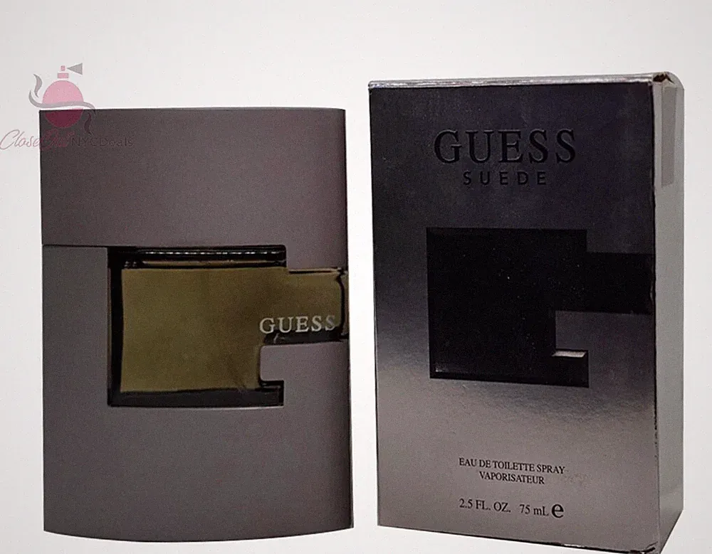 Guess Suede By Guess Men Cologne EDT Spray 2.5 oz / 75 ml - RARE